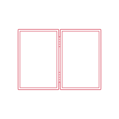 Objects Picture Frames Ikea Lerboda Frame Hinged Digital Sketch Svg Design, Free Vectors File